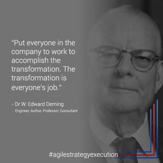 Deming - Engage everyone